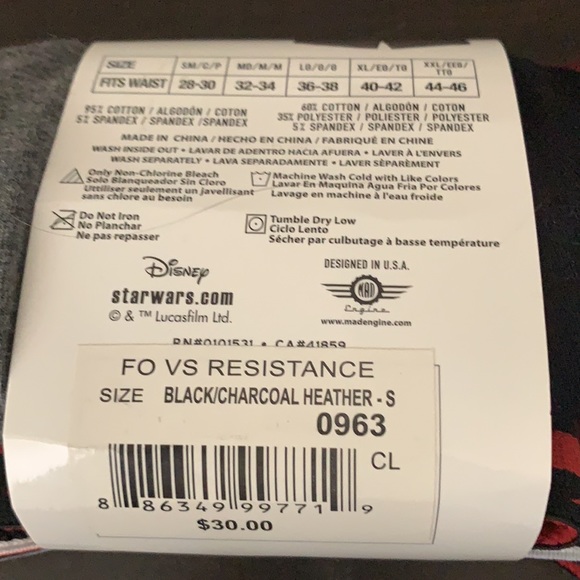 Star Wars 2pk boxer brief size S - Picture 3 of 7